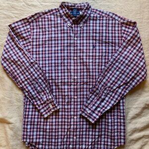 Ralph Lauren Plaid Button Down Long Sleeve Shirt Mens Size Small Polo